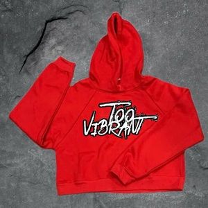 TooVibrant Women’s cropped hoodie